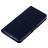 Leather Wallet Case with Card Slot - DARK BLUE for iPhone 12 / 12 Pro (Only Ground Shipping)