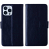 Mini Leather Wallet Case with Card Slot - DARK BLUE for iPhone 8 / 7 (Only Ground Shipping)