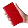 Mini Leather Wallet Case with Card Slot - RED for iPhone 8 / 7 (Only Ground Shipping)