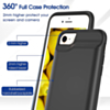 Portable Protective Charging Case (8000 mAh) for iPhone 8P/7P/6SP/6P (BLACK) (Only Ground Shipping)