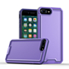 Slim Non-Slip Transparent Matte Case - PURPLE for iPhone 7 / 8 (Only Ground Shipping)