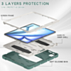 Full Body Protection Stand Case - GREEN for iPad Air 13 (2024) / Pro 12.9 (3rd / 4th / 5th / 6th) (Only Ground Shipping)