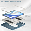 Full Body Protection Stand Case - BLUE for iPad Air 13 (2024) / Pro 12.9 (3rd / 4th / 5th / 6th) (Only Ground Shipping)