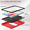 Full Body Protection Case - RED for iPad 10 2022 (10.9") / iPad 11 (A16) (Only Ground Shipping)