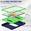 Full Body Protection Case - NAVY BLUE / GREEN for iPad 10 2022 (10.9") / iPad 11 (A16) (Only Ground Shipping)
