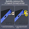 LANRUI U8S Alloy Armor-Piercing Drill Bit With Slip-Resistant Teeth (2 Pcs / Set)