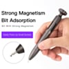 LUBAN 4-in-1 Dongfeng Screwdriver Pen Can Flexibly Switch Four Heads (0.6 / 0.8 / 1.2 / 2.5) (BLACK) (Only Ground Shipping)
