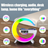 Mini G Table Lamp & Fast Wireless Charging & Bluetooth Speakers (15W) (Only Ground Shipping)