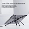 Portable Multi-Functional Holder for Laptop and Phone (BLACK) (Only Ground Shipping)
