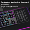 Mechanical Wired Full-Size 87 Key RGB Keyboard AK87 (Only Ground Shipping)