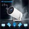 Android 11 Mini Projector with Remote Controller Bluetooth 5.0 (720P HD / 140 Lumens / WiFi 2.4G / 5G) (Only Ground Shipping) (Not Returnable)