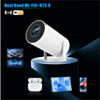 Android 11 Mini Projector with Remote Controller Bluetooth 5.0 (720P HD / 140 Lumens / WiFi 2.4G / 5G) (Only Ground Shipping) (Not Returnable)