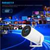 Android 11 Mini Projector with Remote Controller Bluetooth 5.0 (720P HD / 140 Lumens / WiFi 2.4G / 5G) (Only Ground Shipping) (Not Returnable)