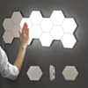 Touch-Controlled Modern Hexagonal LED Wall Lights (6 Pack) (Only Ground Shipping)