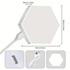 Touch-Controlled Modern Hexagonal LED Wall Lights (6 Pack) (Only Ground Shipping)
