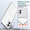 Moto G Power 5G (2024) Hybrid Case with Air Cushion Technology - CLEAR (Only Ground Shipping)