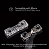 M.Y Front Camera Diamond Cover For iPhone X to 17 Series (4 Pcs / Set)