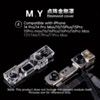 M.Y Front Camera Diamond Cover For iPhone X to 17 Series (4 Pcs / Set)