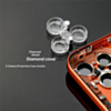 M.Y Rear Camera Diamond Cover For iPhone X to 17 Series (4 Pcs / Set)