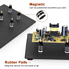 Magnetic Helping Hands Soldering Station 3X Magnifying Lamp Large Base (Only Ground Shipping)