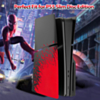 Faceplate Cover (BLACK & RED) (4 Piece Set) for PlayStation 5 Slim Disc Edition (NO LOGO) (Only Ground Shipping)