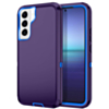Heavy Duty Case for Galaxy S22 (DARK PURPLE & BLUE) (Only Ground Shipping)
