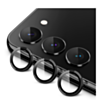 Order the metal ring with HD tempered glass for Galaxy S23 and S23 Plus in black.
