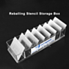 BGA Reballing Stencil Storage Box Steel Mesh Placement Tool 260mm (Not Returnable) (Only Ground Shipping)