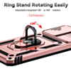 Galaxy A73 5G Dual Layers Hybrid Case with Metal Ring And Camera Protector - ROSE GOLD (Only Ground Shipping)
