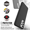 Galaxy A73 5G Shock Absorption Protective Dual Layer Case - BLACK (Only Ground Shipping)