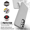 Galaxy A73 5G Shock Absorption Protective Dual Layer Case - SILVER (Only Ground Shipping)