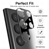 Back Camera Tempered Glass Protector Galaxy S23 Ultra (S918) (Black)