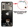OLED Assembly with Frame for Galaxy S21 Plus (G996) (Phantom Black) (Service Pack)