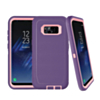 Heavy Duty Case for Galaxy S8 (PURPLE & LIGHT PINK) (Only Ground Shipping)