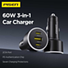 PISEN Quick 2 Type-C + USB-A Car Charger (60W) (Only Ground Shipping)