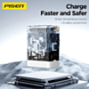 PISEN GaN Fast Charging Retractable Wall Charger Set (30W) (White) (Only Ground Shipping)