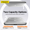 PISEN NeoSlim Wireless Power Bank (10W) (5000 mAh) (Silver) (Only Ground Shipping)