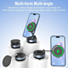 360° Adjustable Vacuum Suction Car Phone Holder with Wireless Charging - BLACK (15W) (Only Ground Shipping)
