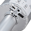Shiny Karaoke Microphone Speaker with Disco Ball Insert - WHITE PEARLS (Only Ground Shipping)