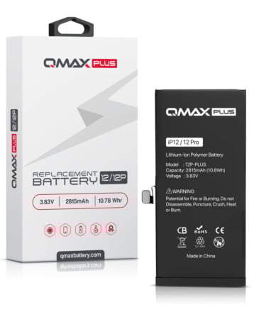 Shop the QMAX Plus Replacement Battery for iPhone 12 and 12 Pro.







