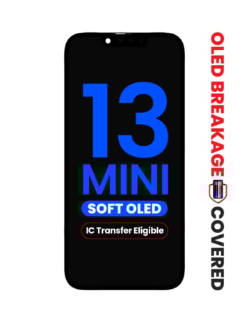 OLED Assembly for iPhone 13 Mini (Aftermarket Soft / QV8) (IC Transfer Eligible) (Exclusive OLED Breakage Warranty)