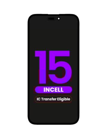 LCD Assembly for iPhone 15 (Aftermarket Incell / QV7) (IC Transfer Eligible)