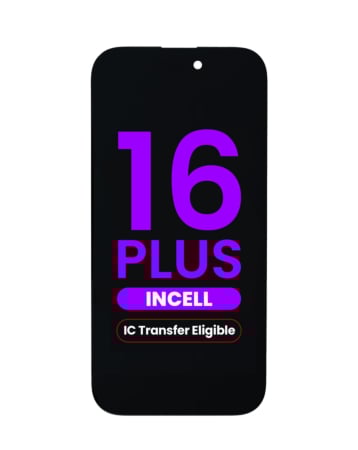 LCD Assembly for iPhone 16 Plus (Aftermarket Incell / QV7) (IC Transfer Eligible)