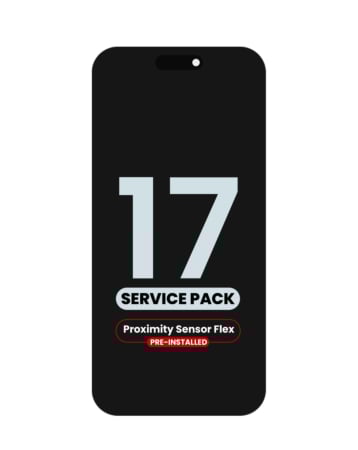 OLED Assembly with Proximity Sensor Flex Pre-Installed for iPhone 17 (Service Pack)