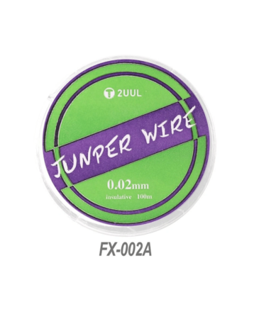 2UUL FX-002A Precision Maintenance Jump Wire 100M 0.02mm insulative