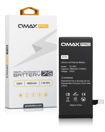 QMAX Pro Replacement Battery for iPhone 7 (1960 mAh) (Only Ground Shipping)