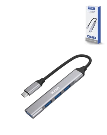 Onten 4in1 USB Expander (3x USB 2.0 + 1x USB 3.0) (Only Ground Shipping)
