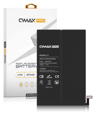 QMAX Replacement Battery for iPad Mini 2 / Mini 3 (6471 mAh) (Only Ground Shipping)