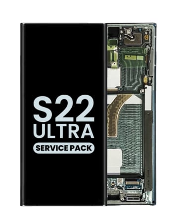 Grab the wholesale deals on the OLED Assembly with Frame for the Galaxy S22 Ultra S908 in Green, Service Pack.
