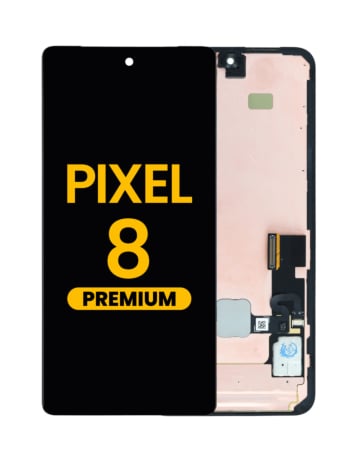 OLED Assembly with Frame for Google Pixel 8 (With Fingerprint Sensor) (Premium)